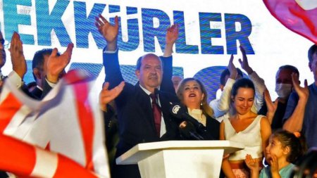Ersin Tatar, Kuzey Kıbrıs Cumhurbaşkanı seçildi